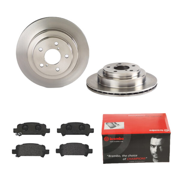 BREMBO Bremsesæt, skivebremser 142055311 bagaksel indvendig ventileret 266mm 18mm for SAAB SUBARU ISUZU MITSUBISHI