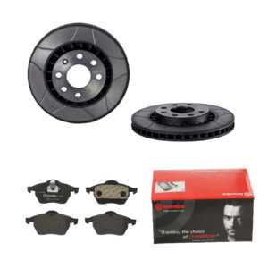 BREMBO Bremsesæt, skivebremser 142055384 foraksel indvendig ventileret 256mm 24mm for OPEL SAAB VAUXHALL