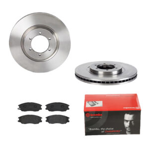 BREMBO Bremsesæt, skivebremser 142055452 foraksel indvendig ventileret 303mm 28mm for SSANGYONG KIA HYUNDAI