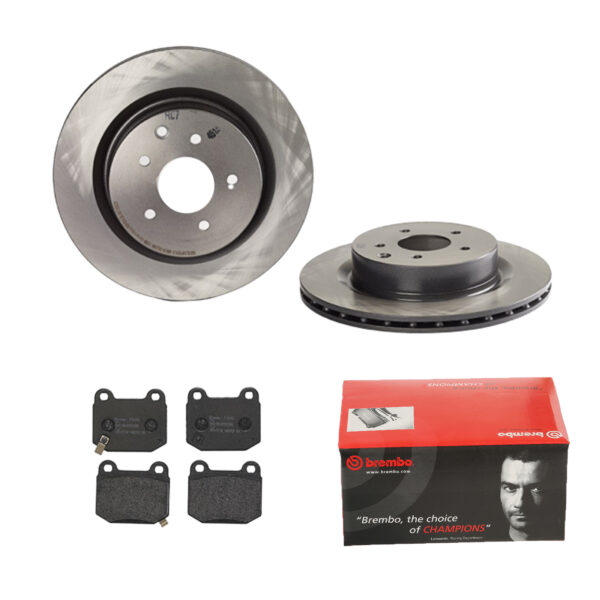 BREMBO Bremsesæt, skivebremser 142055497 bagaksel indvendig ventileret 322mm 22mm for MASERATI NISSAN SUBARU TOYOTA MITSUBISHI