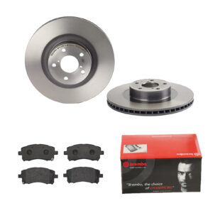 BREMBO Bremsesæt, skivebremser 142055643 foraksel indvendig ventileret 293mm 24mm for SUBARU MITSUBISHI NISSAN