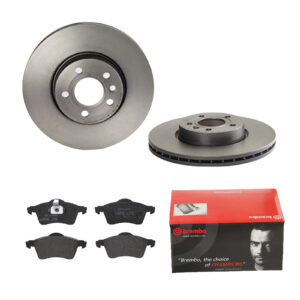 BREMBO Bremsesæt, skivebremser 142055657 foraksel indvendig ventileret 313mm 26mm for FORD AUDI VW SEAT
