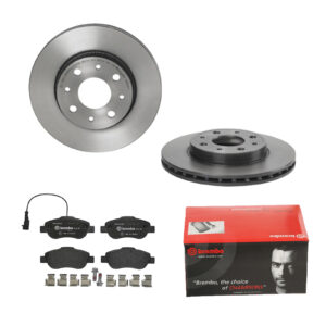 BREMBO Bremsesæt, skivebremser 142056145 foraksel indvendig ventileret 240mm 20mm for FORD FIAT