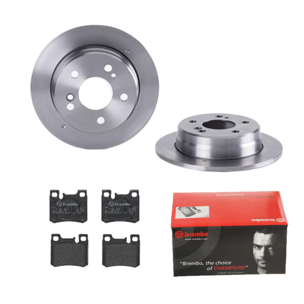 BREMBO Bremsesæt, skivebremser 142056254 bagaksel fuld 258mm 9mm for MERCEDES-BENZ
