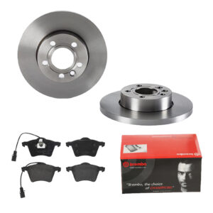 BREMBO Bremsesæt, skivebremser 142056287 foraksel fuld 282mm 18mm for VW AUDI