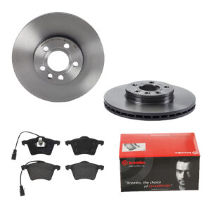 BREMBO Bremsesæt, skivebremser 142056430 foraksel indvendig ventileret 300mm 26mm for FORD AUDI SEAT VW