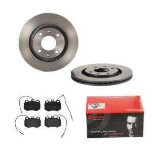 BREMBO Bremsesæt, skivebremser 142056622 foraksel indvendig ventileret 266mm 20mm for CITROËN PEUGEOT