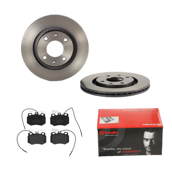 BREMBO Bremsesæt, skivebremser 142056622 foraksel indvendig ventileret 266mm 20mm for CITROËN PEUGEOT