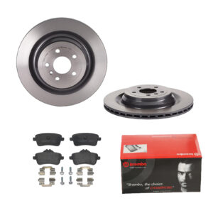 BREMBO Bremsesæt, skivebremser 142056870 bagaksel indvendig ventileret 345mm 22mm for MERCEDES-BENZ RENAULT