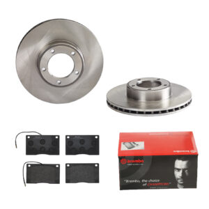 BREMBO Bremsesæt, skivebremser 142057158 foraksel indvendig ventileret 284mm 24mm for JAGUAR RENAULT