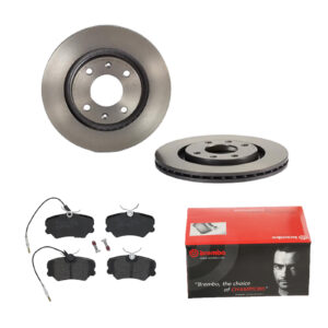 BREMBO Bremsesæt, skivebremser 142057190 foraksel indvendig ventileret 266mm 20mm for CITROËN PEUGEOT