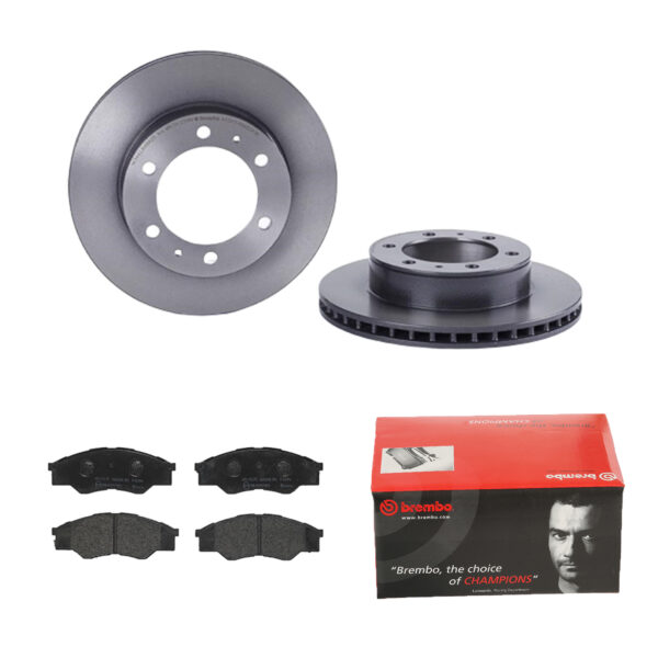 BREMBO Bremsesæt, skivebremser 142057620 foraksel indvendig ventileret 297mm 25mm for TOYOTA