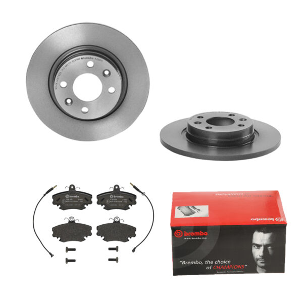 BREMBO Bremsesæt, skivebremser ijdtidd9p8 foraksel fuld 260mm 12mm for PEUGEOT CITROËN RENAULT DACIA ALPINE LIFAN SMART