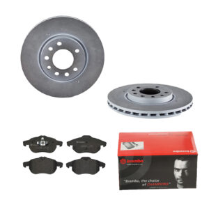 BREMBO Bremsesæt, skivebremser ijdtiddzu5 foraksel indvendig ventileret 285mm 25mm for OPEL SAAB FIAT VAUXHALL GENERAL MOTORS