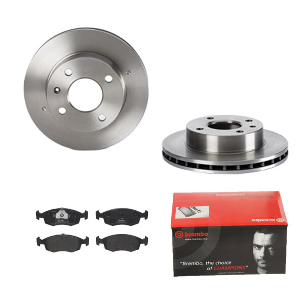 BREMBO Bremsesæt, skivebremser ijdtidefr3 foraksel indvendig ventileret 240mm 24mm for FORD