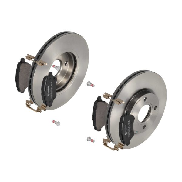 BREMBO Bremsesæt, skivebremser ijdtideim5 foraksel indvendig ventileret 278mm 23mm for FORD