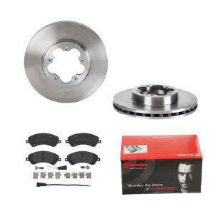 BREMBO Bremsesæt, skivebremser ijdtidekn1 foraksel indvendig ventileret 280mm 28mm for FORD