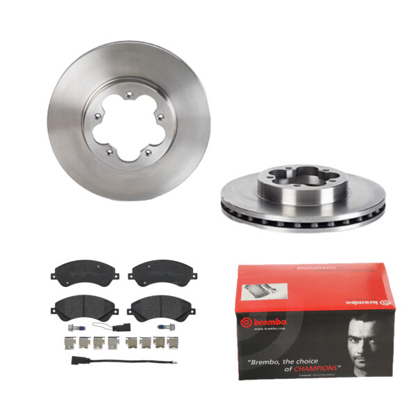 BREMBO Bremsesæt, skivebremser ijdtidekn1 foraksel indvendig ventileret 280mm 28mm for FORD