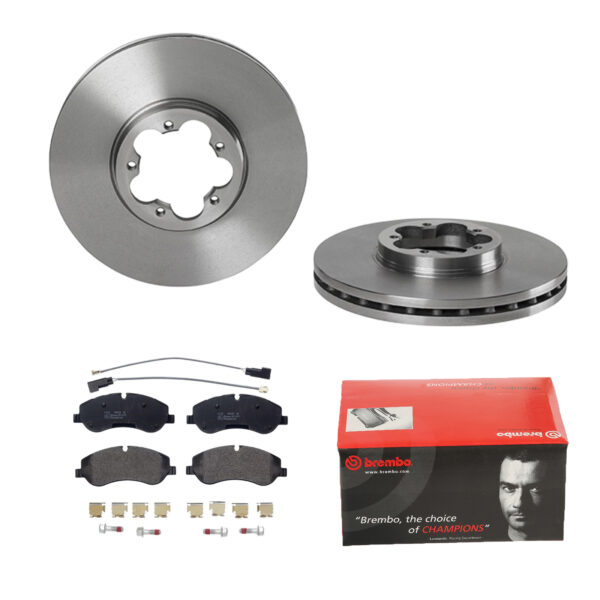 BREMBO Bremsesæt, skivebremser ijdtidel43 foraksel indvendig ventileret 308mm 33mm for FORD