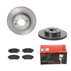 BREMBO Bremsesæt, skivebremser ijdtidesn3 foraksel indvendig ventileret 256mm 19mm for HYUNDAI HONDA