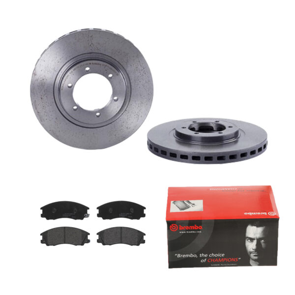 BREMBO Bremsesæt, skivebremser ijdtidewt3 foraksel indvendig ventileret 280mm 27mm for HYUNDAI