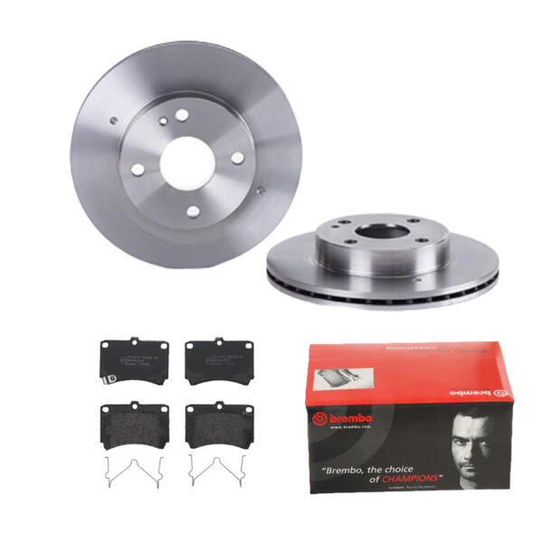 BREMBO Bremsesæt, skivebremser ijdtidf8v0 foraksel indvendig ventileret 235mm 18mm for MAZDA MITSUBISHI KIA NISSAN FORD