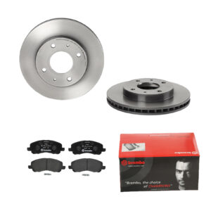 BREMBO Bremsesæt, skivebremser ijdtidfrj2 foraksel indvendig ventileret 256mm 24mm for CHRYSLER BAIC WEIWANG MITSUBISHI PEUGEOT CITROËN DODGE PROTON J