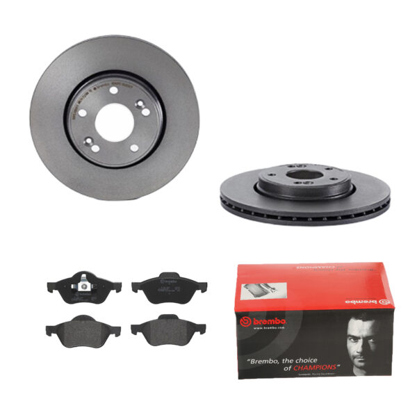 BREMBO Bremsesæt, skivebremser ijdtidgk18 foraksel indvendig ventileret 280mm 24mm for RENAULT