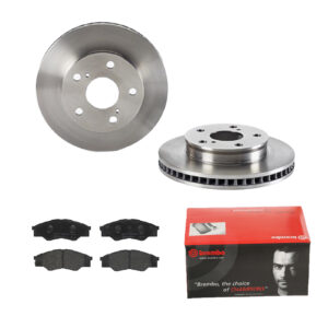 BREMBO Bremsesæt, skivebremser ijdtidhad6 foraksel indvendig ventileret 255mm 28mm for TOYOTA
