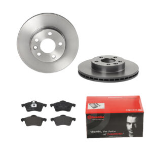 BREMBO Bremsesæt, skivebremser ijdtidhhp0 foraksel indvendig ventileret 280mm 24mm for VW AUDI