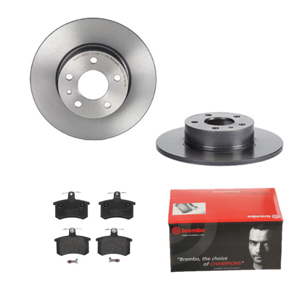 BREMBO Bremsesæt, skivebremser ijdtidhzv4 bagaksel fuld 251mm 10mm for LANCIA ALFA ROMEO FIAT SKODA AUDI VW SEAT
