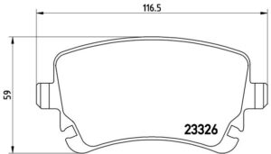 BREMBO Bremsesæt, skivebremser ijdtidi510 bagaksel indvendig ventileret 335mm 22mm for AUDI BENTLEY VW SKODA AUDI (FAW) SEAT