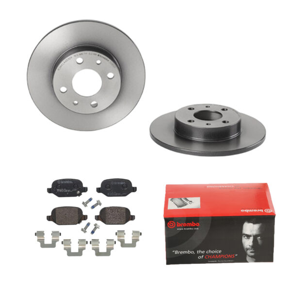 BREMBO Bremsesæt, skivebremser ijdtiditp8 bagaksel fuld 240mm 11mm for FORD ABARTH FIAT LANCIA ALFA ROMEO CHRYSLER