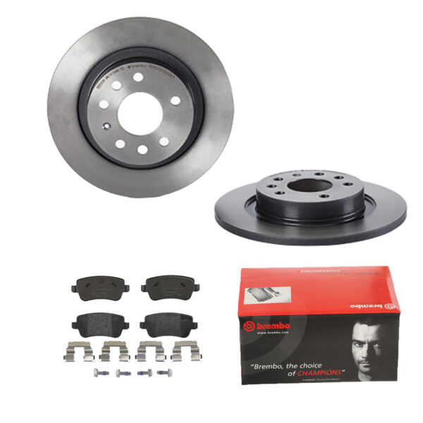 BREMBO Bremsesæt, skivebremser ijdtidiu10 bagaksel fuld 278mm 12mm for FIAT