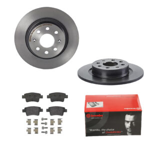 BREMBO Bremsesæt, skivebremser ijdtidiup4 bagaksel fuld 264mm 10mm for OPEL FIAT ABARTH VAUXHALL