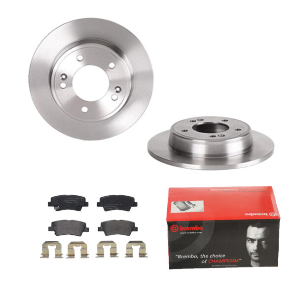 BREMBO Bremsesæt, skivebremser ijdtidj4d2 bagaksel fuld 262mm 10mm for KIA HYUNDAI HYUNDAI (BEIJING) KIA (DYK) SSANGYONG