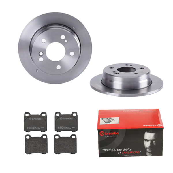BREMBO Bremsesæt, skivebremser ijdtidjcv8 bagaksel fuld 258mm 9mm for MERCEDES-BENZ