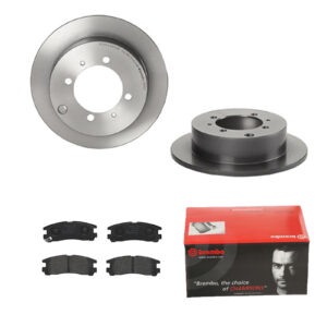 BREMBO Bremsesæt, skivebremser ijdtidjod2 bagaksel fuld 262mm 10mm for MITSUBISHI NISSAN HYUNDAI PROTON