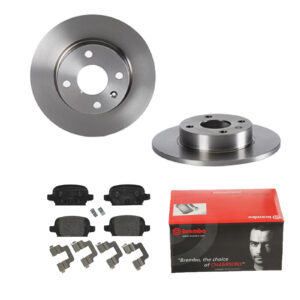 BREMBO Bremsesæt, skivebremser ijdtidjr18 bagaksel fuld 240mm 10mm for OPEL VAUXHALL