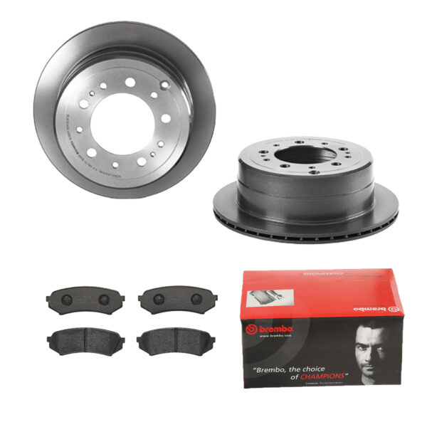BREMBO Bremsesæt, skivebremser ijdtidk578 bagaksel indvendig ventileret 329mm 18mm for TOYOTA LEXUS HONDA
