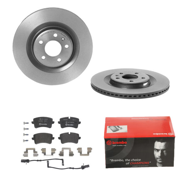 BREMBO Bremsesæt, skivebremser ijdtidkkp6 bagaksel indvendig ventileret 330mm 22mm for AUDI (FAW) PORSCHE AUDI SKODA VW SEAT