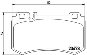 BREMBO Bremsesæt, skivebremser ijzjsg5mv4 bagaksel perforeret/ventileret 330mm 26mm for MERCEDES-BENZ