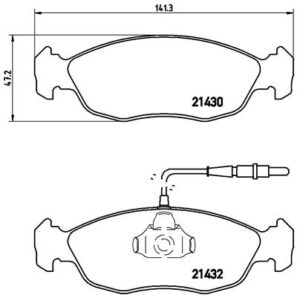 BREMBO Bremsesæt, skivebremser ijzjsg67e3 foraksel indvendig ventileret 247mm 20mm for CITROËN PEUGEOT