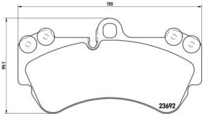BREMBO Bremsesæt, skivebremser ijzjsgfi98 foraksel indvendig ventileret 330mm 32mm for PORSCHE AUDI VW MERCEDES-BENZ SKODA