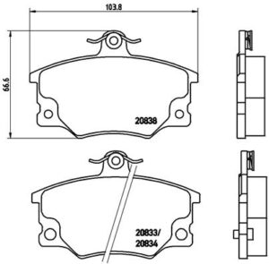 BREMBO Bremsesæt, skivebremser ijzjsgfom7 foraksel indvendig ventileret 257mm 20mm for ALFA ROMEO FIAT ABARTH LANCIA FIAT (NANJING) SHUGUANG