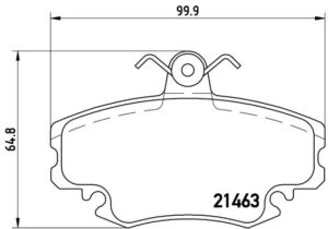 BREMBO Bremsesæt, skivebremser ijzjsgfpb2 foraksel fuld 238mm 8mm for CITROËN PEUGEOT DACIA RENAULT ALPINE LIFAN