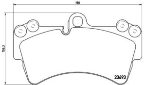 BREMBO Bremsesæt, skivebremser ijzjsgg6g9 foraksel indvendig ventileret 350mm 34mm for PORSCHE VW SKODA AUDI SEAT
