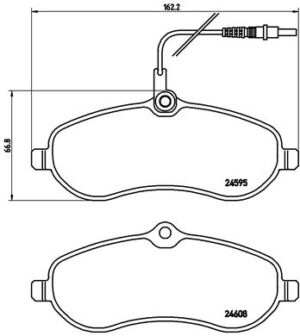 BREMBO Bremsesæt, skivebremser sg000009cf foraksel indvendig ventileret 280mm 28mm for PEUGEOT CITROËN FIAT TOYOTA
