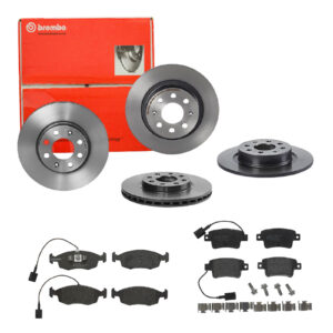 BREMBO Bremsesæt, skivebremser sg00000e3f bagaksel indvendig ventileret 264mm 22mm for OPEL FIAT ABARTH VAUXHALL
