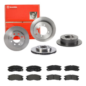 BREMBO Bremsesæt, skivebremser sg00000e45 bagaksel fuld 262mm 10mm for MITSUBISHI PROTON KIA NISSAN HYUNDAI CHRYSLER